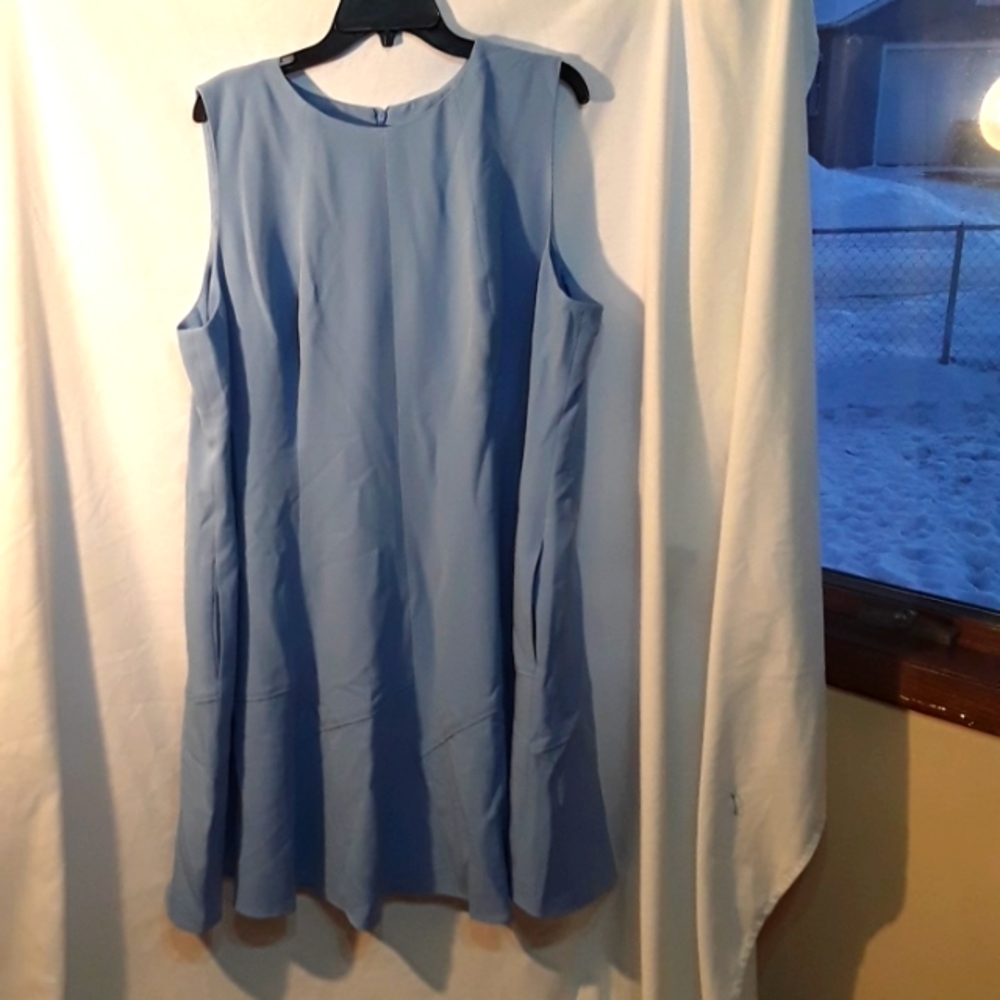 Anne klein sleeveless a line dress sz 22w